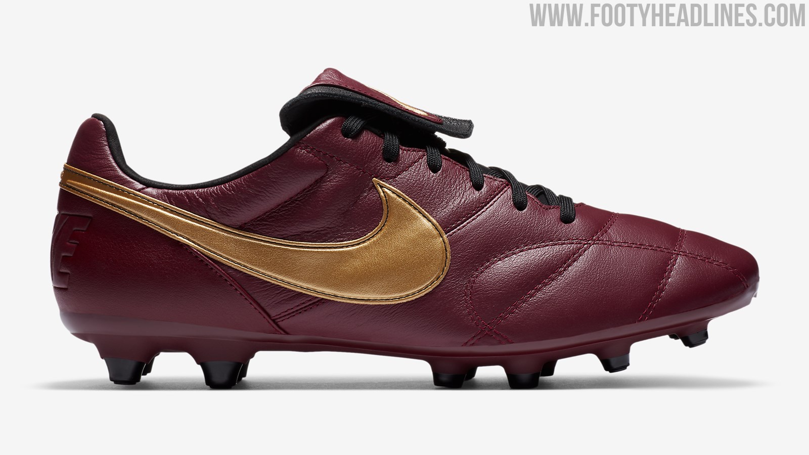 Ronaldinho Inspired Dark Beetroot Metallic Gold